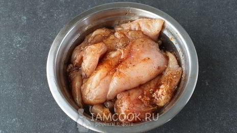 арабская пита с курицей и овощами