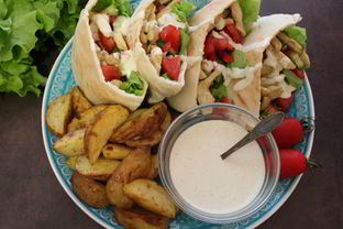 Арабская пита с курицей