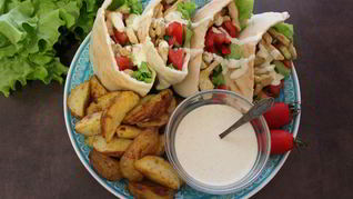 Арабская пита с курицей