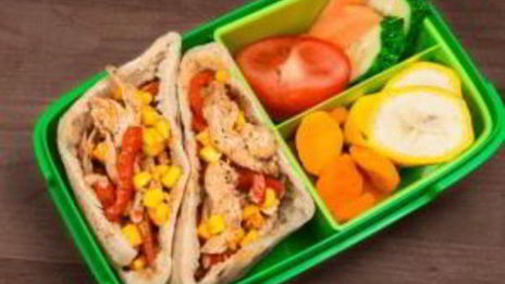 домашняя пита с курицей