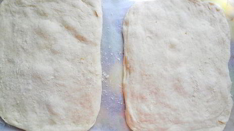 фокачча на минеральной воде