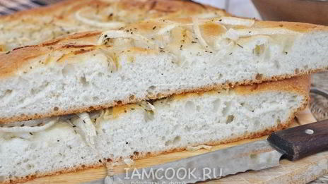фокачча с луком