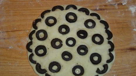 фокачча с маслинами