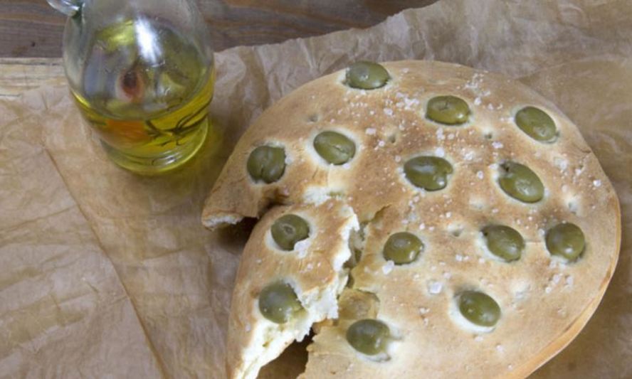 Рецепт фокаччи с оливками