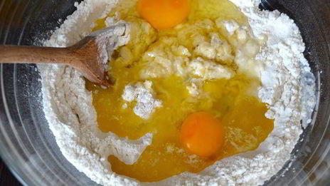 клубничная фокачча