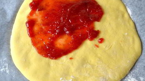 клубничная фокачча