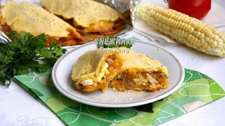 кукурузные лепешки с говядиной