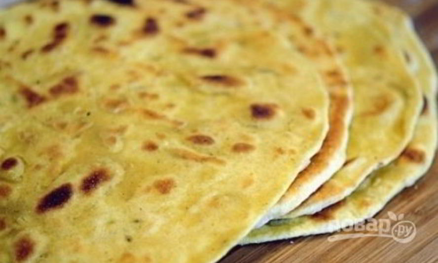 Рецепт лепешки без дрожжей
