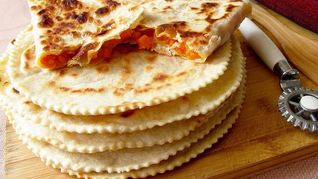 Лепешка с тыквой