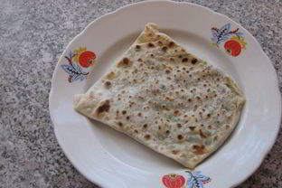 Лепешка с зеленью