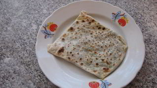 Лепешка с зеленью