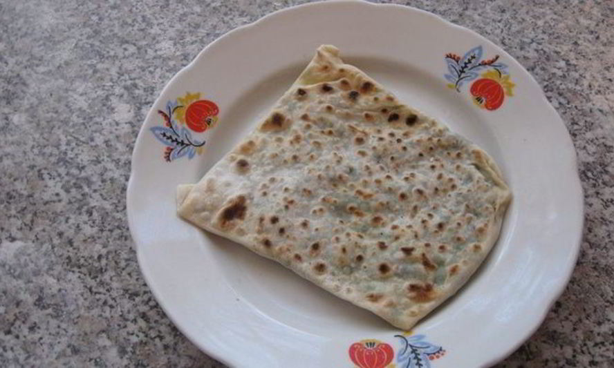 Рецепт лепешки с зеленью