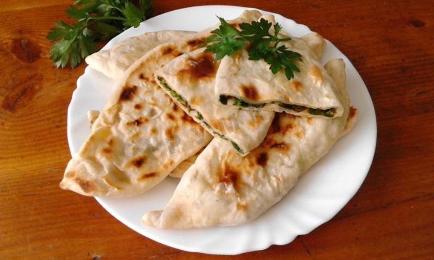 Рецепт лепешек армянских с зеленью