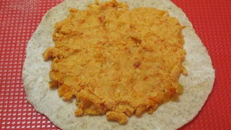 лепешки чапати с начинкой