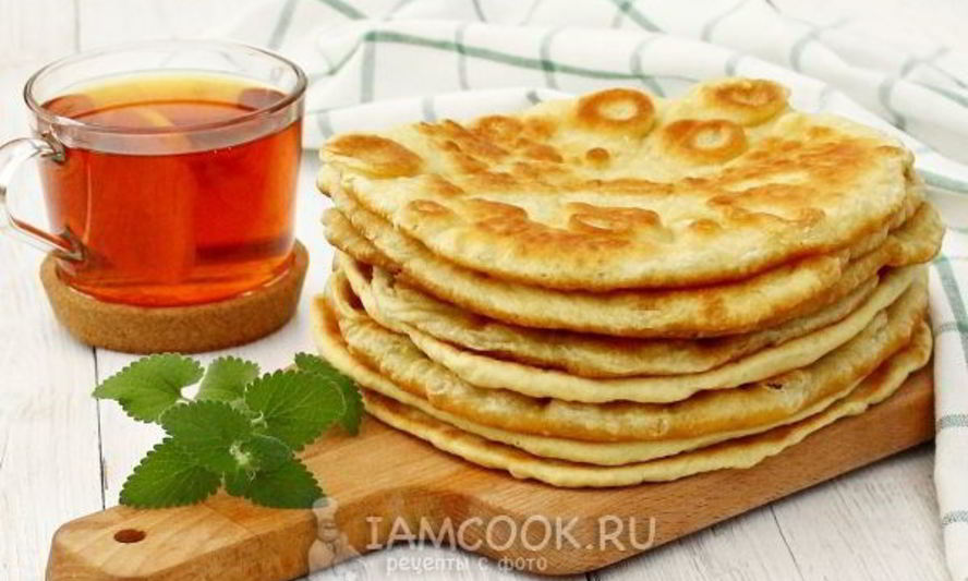 Рецепт лепешек на сметане на сковороде