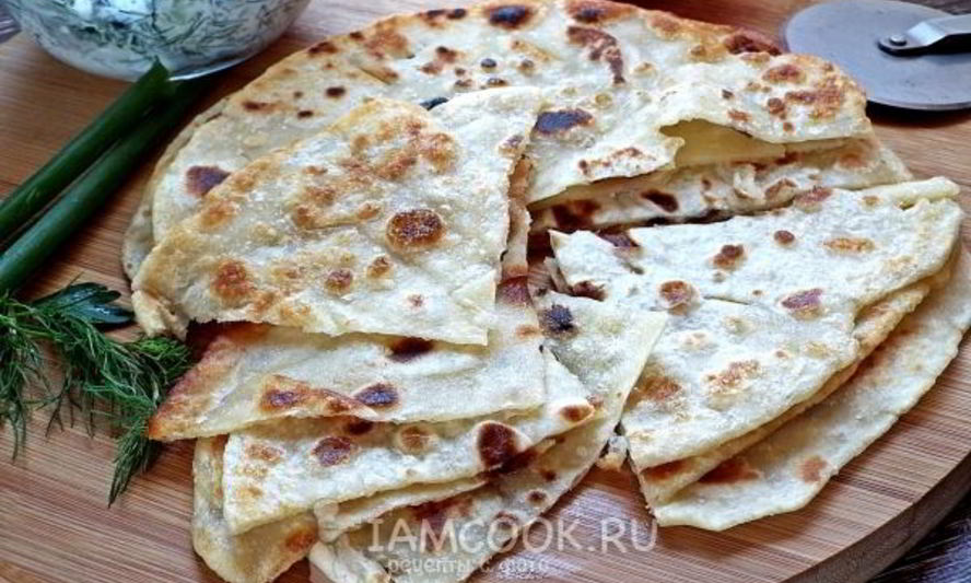 Рецепт лепешек на воде и муке на сковороде