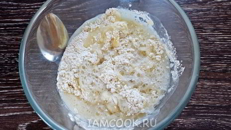 лепешки на воде и муке на сковороде