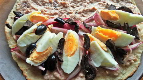 лепешки пьядины с начинками