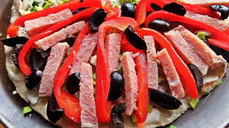 лепешки пьядины с начинками