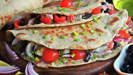 лепешки пьядины с начинками