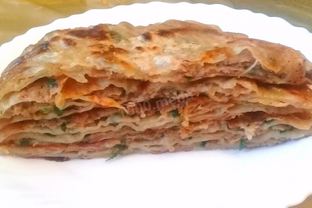 Лепешки с начинкой за 5 минут