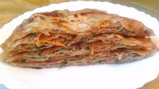 Лепешки с начинкой за 5 минут