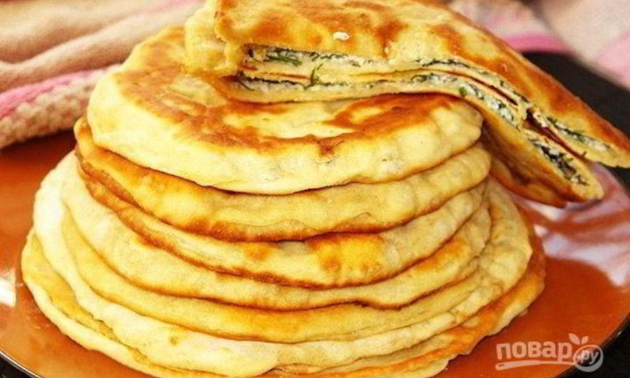 Рецепт лепешек с яйцом и луком