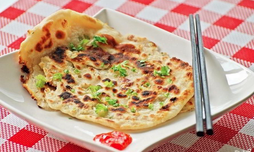 Рецепт лепешек с зеленым луком