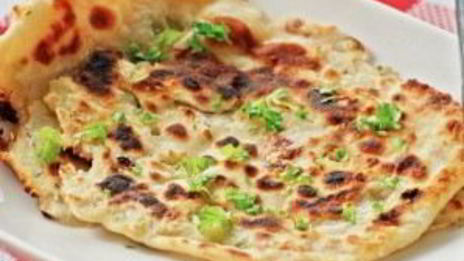 лепешки с зеленым луком