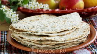 Лепешки с зеленью