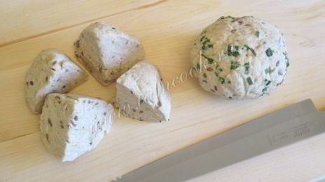 лепешки с зеленью