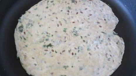 лепешки с зеленью