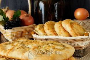 Луковая лепешка в духовке