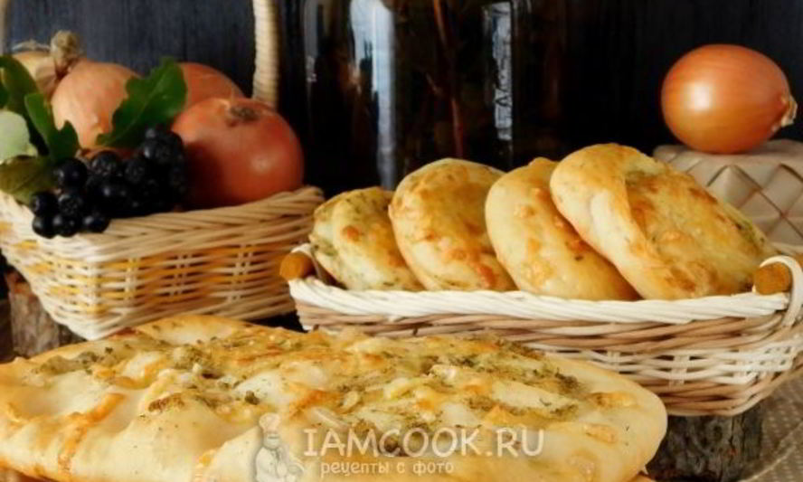 Рецепт луковой лепешки в духовке