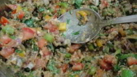 пита с начинкой из овощей