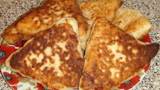 Сырные лепешки на кефире