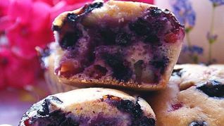 Апельсиново-ягодные маффины