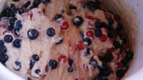 апельсиново-ягодные маффины