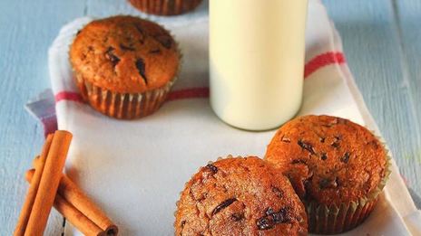 банановые маффины с корицей