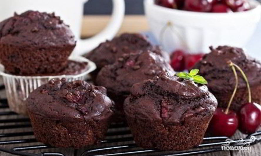Рецепт диетических шоколадных маффинов