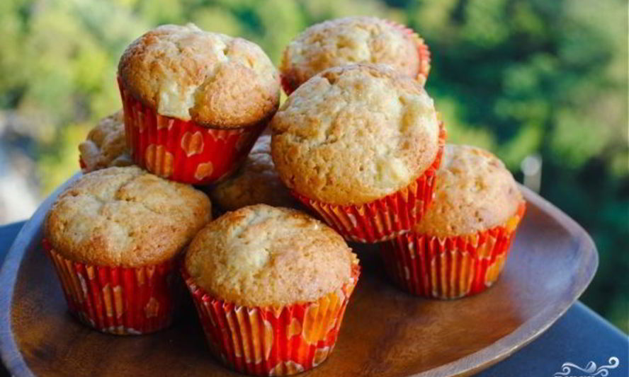 Рецепт имбирных маффинов с яблоками