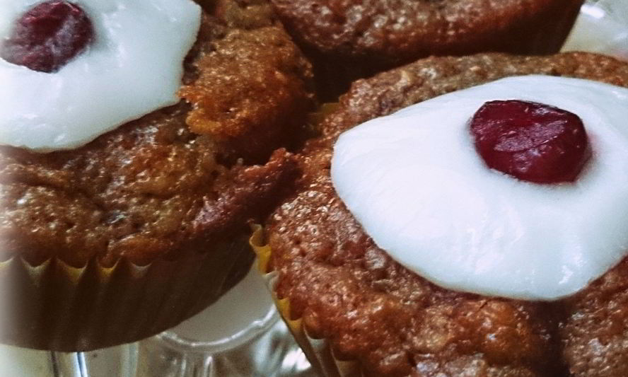 Рецепт лимонных маффинов с черникой и сушенной клюквой