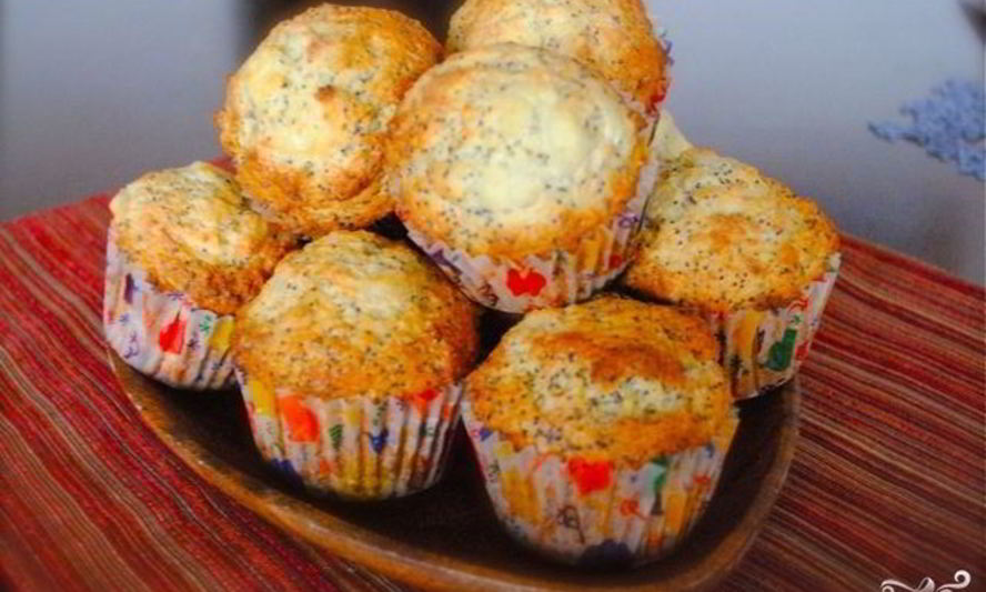 Рецепт лимонных маффинов с маком