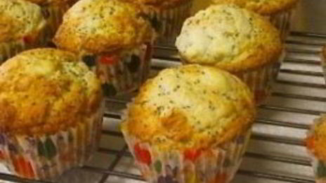 лимонные маффины с маком