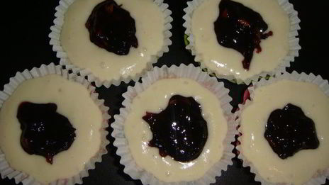 маффины с джемом