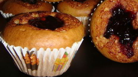 маффины с джемом