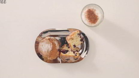 маффины с голубикой