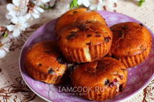 Маффины с малиной