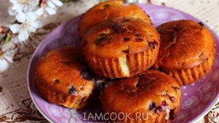 Маффины с малиной