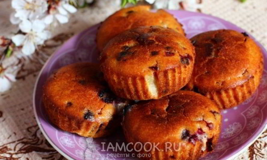 Рецепт маффинов с малиной